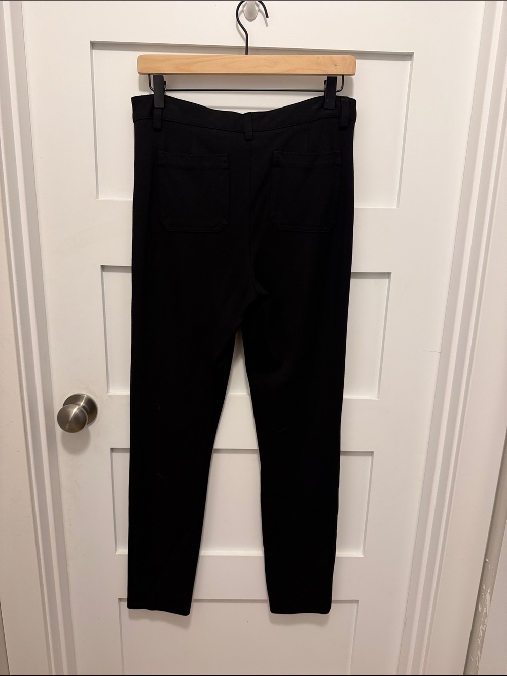 Black Women's Tailored Ponte Pants - Picture 2 of 3